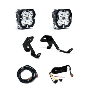 Ford F-150 Sport Lights - A-Pillar - Baja Designs - Squadron Sport 2.0 - Clear - `15-`20